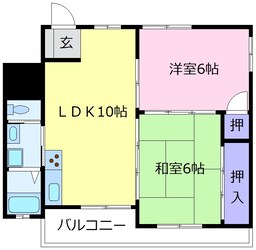 DON喜訪邸の物件間取画像